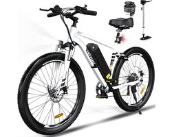 HITWAY Elektrische Fiets BK15 - 26*3.0 Inch Mountain EBike met Afneembare 48V 15Ah Lithium Batterij - City Commuter E-Bike met 250W Motor - 7 Versnellingen - IP54 Waterdicht