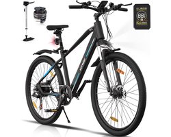 Hitway Elektrische Fiets BK7S - 26Inch Mountain EBike met Afneembare 36V 12Ah Lithium Batterij - City Commuter E-Bike met 250W Motor - 7 Versnellingen - IP54 Waterdicht