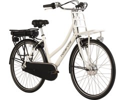 Hollandia Fiets (elektrisch) E-stadsfiets dames Hollandia Carry on 28'' e-bike 3 versnellingen wit -