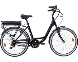 Villette le Debutant, elektrische fiets, 26 inch, 6 versnellingen, zwart