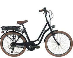 Villette Vintage retro elektrische fiets zwart