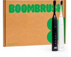 BOOMBRUSH Elektrische Tandenborstel - Sonische Tandenborstel - Duo - 90 Dagen Batterij - Duurzaam