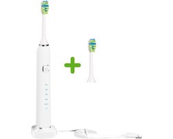 iSonic Oplaadbare Elektrische Tandenborstel + extra Opzetborstels - Ultra Whitening - Witte Tanden - White