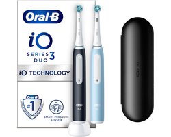 Oral-B Elektrische Tandenborstel iO 3 Duo Zwart & Blauw 1 set