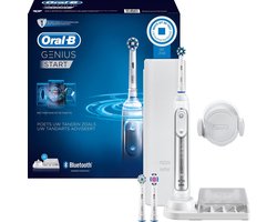 Oral-B Genius - Elektrische Tandenborstel - Silver - Met 3 Opzetborstels