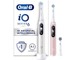 Oral-B iO 6 - Elektrische Tandenborstels - Wit en Roze