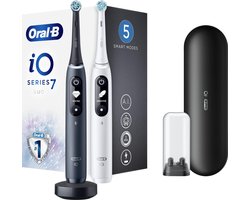 Oral-B iO 7 - Elektrische Tandenborstels Duoverpakking - Zwart en Wit