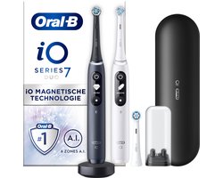 Oral-B iO 7 Elektrische Tandenborstels - Zwart en Wit