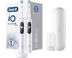 Oral-B iO 7n - Elektrische Tandenborstels Duoverpakking - Wit