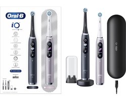 Oral-B iO Special Edition - 9 - Roze en Zwart Elektrische Tandenborstel - Duopack