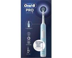 Oral-B Pro 1 - Oplaadbare Elektrische Tandenborstel - Met Drukregeling - Turquoise + Extra Opzetborstel