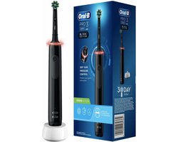 Oral-B Pro 3 3000 - Zwart - Elektrische Tandenborstel - Ontworpen Door Braun - Black Edition