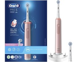 Oral-B Pro 3 3400N Sensitive Clean pink