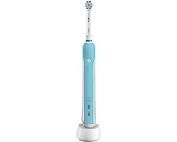 Oral-B PRO 500 Volwassene Roterende-oscillerende tandenborstel Turkoois, Wit