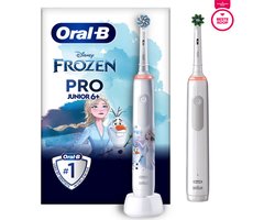 Oral-B Pro Family Pack 1x Oral B Pro 3 3000 White + 1x Oral B Junior Frozen - Elektrische tandenborstel duo