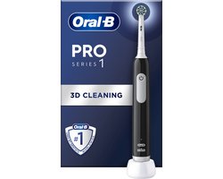 Oral-B Pro Series 1 - Zwarte - Elektrische Tandenborstel - Ontworpen Door Braun