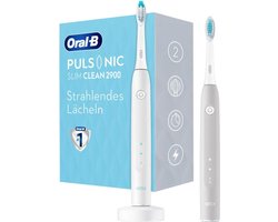 Oral-B Pulsonic Slim Clean 2900 Grijs & Wit met 2 tandenborstels