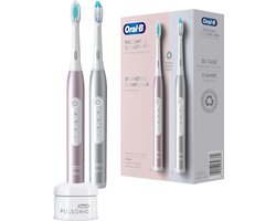 Oral-B Pulsonic Slim Luxe 4900- Platinum/Rosegold-Duopack