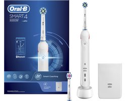 Oral-B Smart 4 - Elektrische Tandenborstel - 4200W - Wit - Powered By Braun