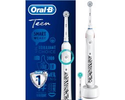 Oral-B Smartseries Teen - Elektrische Tandenborstel - Wit - 1 Handvat en 2 Opzetborstels