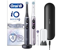 Oral-B Special Edition iO - 9 - Roze en Zwart - Elektrische Tandenborstel - Duopack