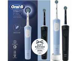 Oral-B Vitality Pro - D103 Duopack - Elektrische Tandenborstel - Blauw en zwart