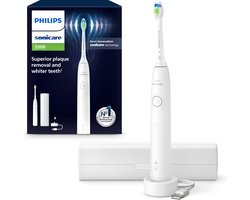 Philips Sonicare 5300 Series - Elektrische Tandenborstel - Wit - Reisetui - Wittere tanden - HX7108/