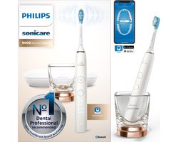 Philips Sonicare DiamondClean 9000 HX9911/94 - Luxe elektrische tandenborstel -  Wit en Rosé goud