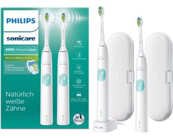 Philips Sonicare ProtectiveClean 4300 - HX6807/35 - Sonische elektrische tandenborstel set