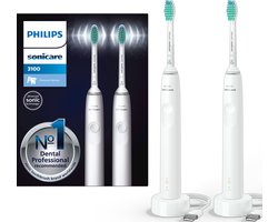 Philips Sonicare Series 3100 HX3675/13 - Elektrische tandenborstel - Wit - Duopack