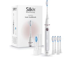 Silk'n SonicYou Elektrische Tandenborstel Geschenkset - met 4-Pack Witte opzetborstels - Wit