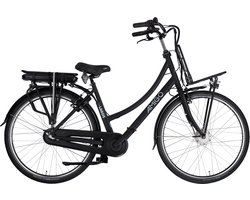 AMIGO E-Lagos T2 Elektrische Fiets - E-bike 28 Inch 50 cm - 3 Versnellingen - V-Brakes - Matzwart