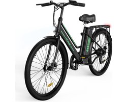 HITWAY Elektrische fiets - E-BIKE - 26 inch - 250 W motor - Tot 35-70 km - zwart