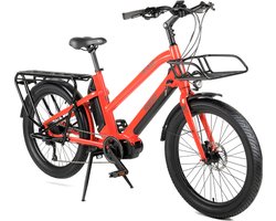 REID KADE 24 INCH LONGTAIL E-BIKE ALTUS 9 SPEED ORANGE