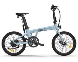 ADO Air 20 Elektrische vouwfiets Blauw - 16kg - CE Versie - 250W - 25km/u - 100km range - Samsung batterij - hydraulische schijfremmen - torque sensor - koolstof riem