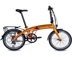 Chrisson EF1 Elektrische Fiets 20 Inch - Vouwfiets 30 cm - 8 Versnellingen - V-Brakes - Oranje