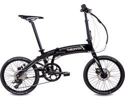 Chrisson EF3 Elektrische Fiets 20 Inch - Vouwfiets 32 cm - 9 Versnellingen - Mechanische Schijfremmen - Zwart