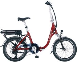 E-VISION MATISSE 20 INCH FOLDABLE 7 SPEED RED