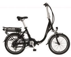 E-VISION MATISSE FOLDABLE E-BIKE 20 INCH 7 SPEED  BLACK