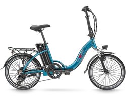 Elektrische vouwfiets, Fold 20 V-brake, 7sp, blauw