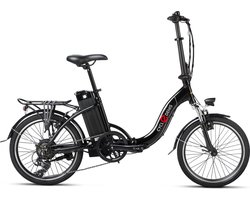 Elektrische vouwfiets, Fold 20 V-brake, 7sp, zwart