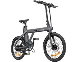 ENGWE P20 Opvouwbare elektrische fiets, 36V 9.6A accu, 20*1.95” banden, 25km/h max snelheid, 100km actieradius, hydraulische schijfremmen - Zwart