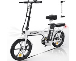 Hitway BK5 Elektrische Fiets | Opvouwbare E-bike | 16 Inch | 250W Motor | Wit