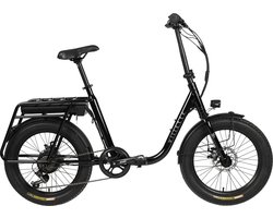 Villette Partout vouw-fatbike 10.4Ah 7sp 20 inch Glossy Black