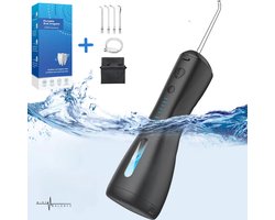 BodyBalance® - Waterflosser - Oplaadbare Flosser - 6 standen - zwart - Waterbestendige Monddouche