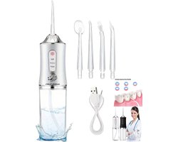 CHAFARINAS® Waterflosser - Draadloze Flosapparaten Elektrische Monddouche - Elektrische Tandenflosser-+ 4 Opzetstukken