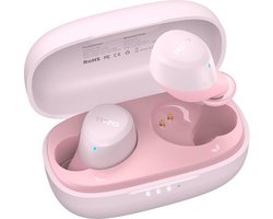 Draadloze Bluetooth In-ear Hoofdtelefoon voor Kleine Oren - 30 Uur Batterijduur, IPX5 Waterdicht, Ergonomisch Ontwerp, Smart Touch Bediening