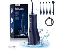 Eszenzics™ Waterflosser Pro7 - Waterpik - Geavanceerde Monddouche - Flos apparaat - 360° roterend - 5 standen - Oplaadbaar - 30 Dagen gebruik - Waterdicht IPX7