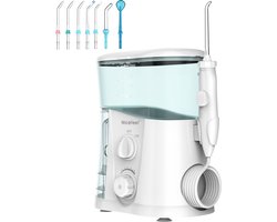 HB Nicefeel Waterflosser - Monddouche - Flosapparaat - Tandsteen Verwijderaar - 1000ml Elektrische Tandenreiniger - 7 Mondstukken Water Flosser - Wit