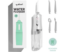 My White Secret® Waterflosser Elektrisch - Water Flosser Draadloos - Tandplak Verwijderaar - Monddouche - Tongreiniger - Flosapparaat